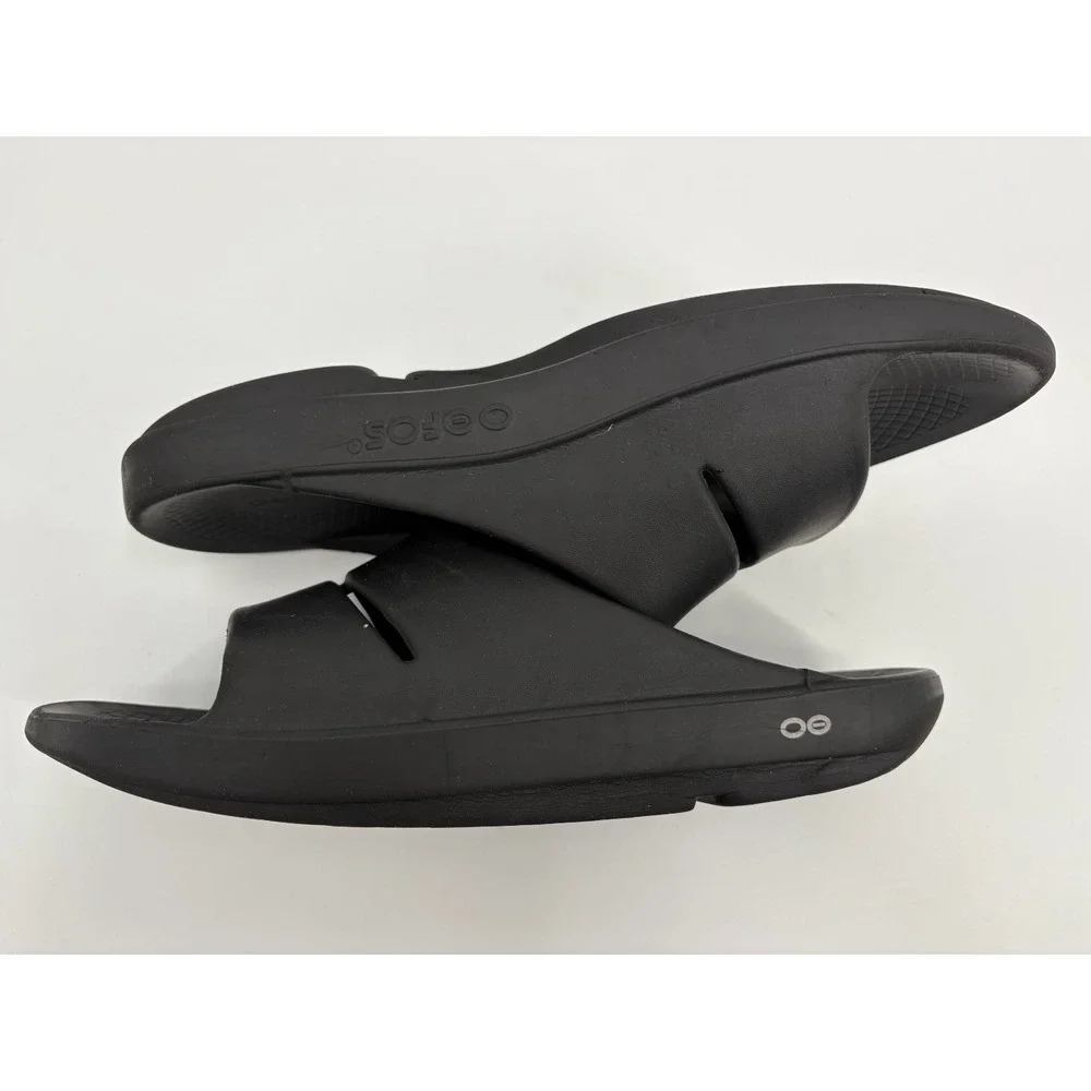OOFOS Men's Ooahh Recovery Slide Slip On Rubber Comfort Strap Footwear Size 14
